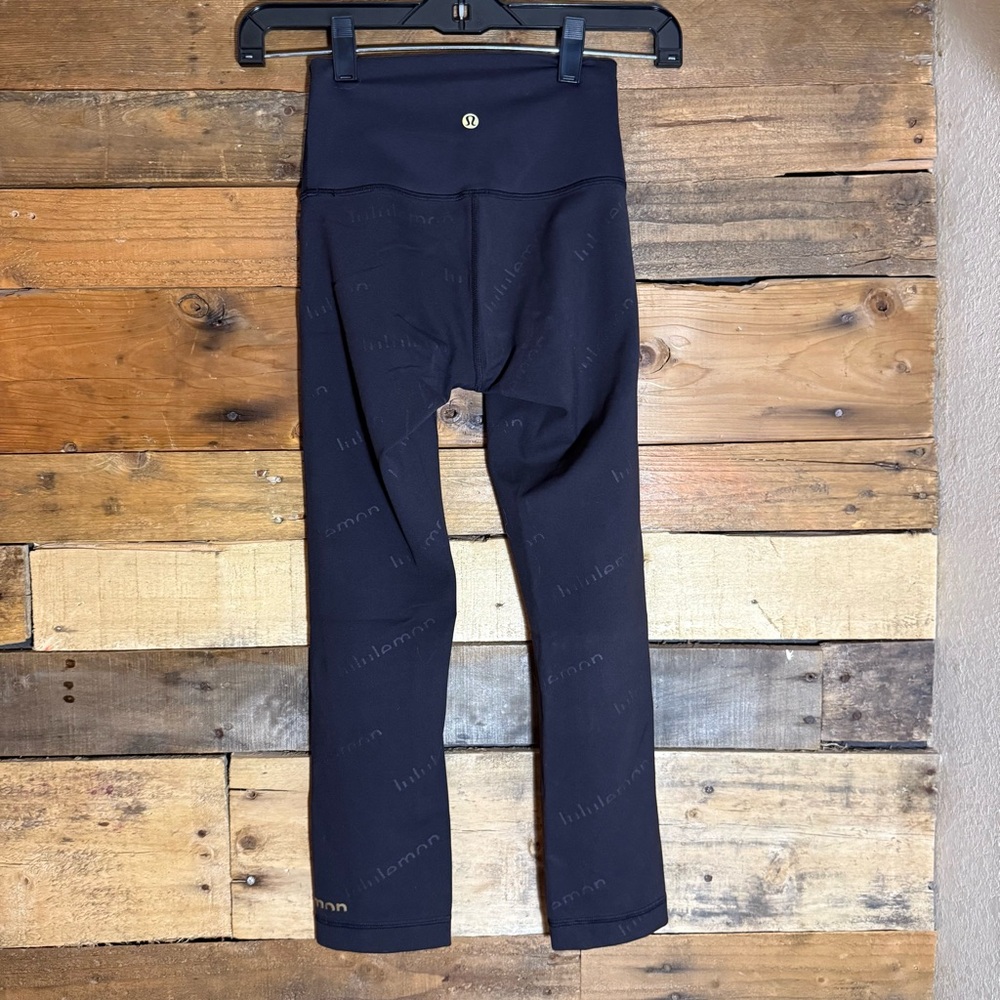 Lululemon Wunder Train Highrise‎ Crop Leggings size 2